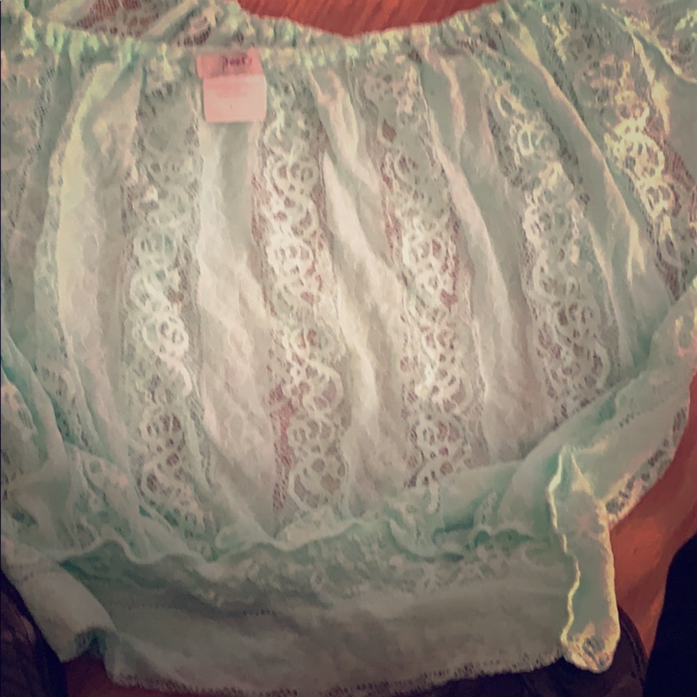 Green summertime top